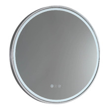 Sphere 81cm Aluminium LED Mirror with Demister & Bluetooth